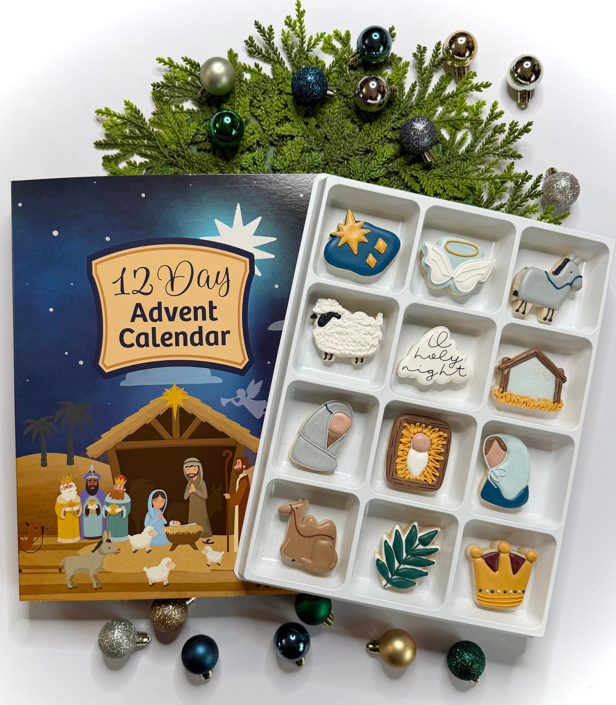 12 Day Nativity Cookie Advent Calendar
