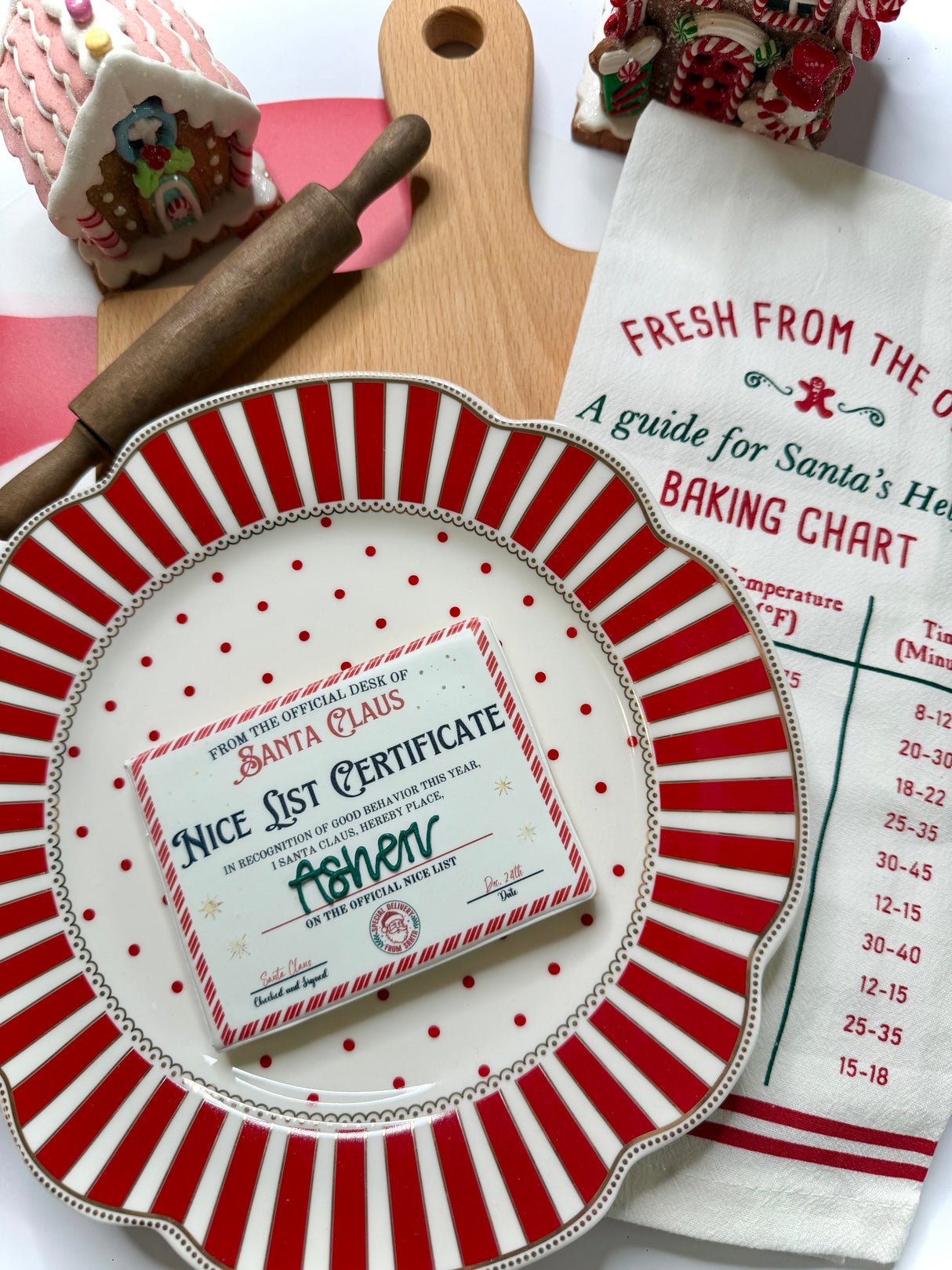 Santa's Nice List Certificate (personalized)