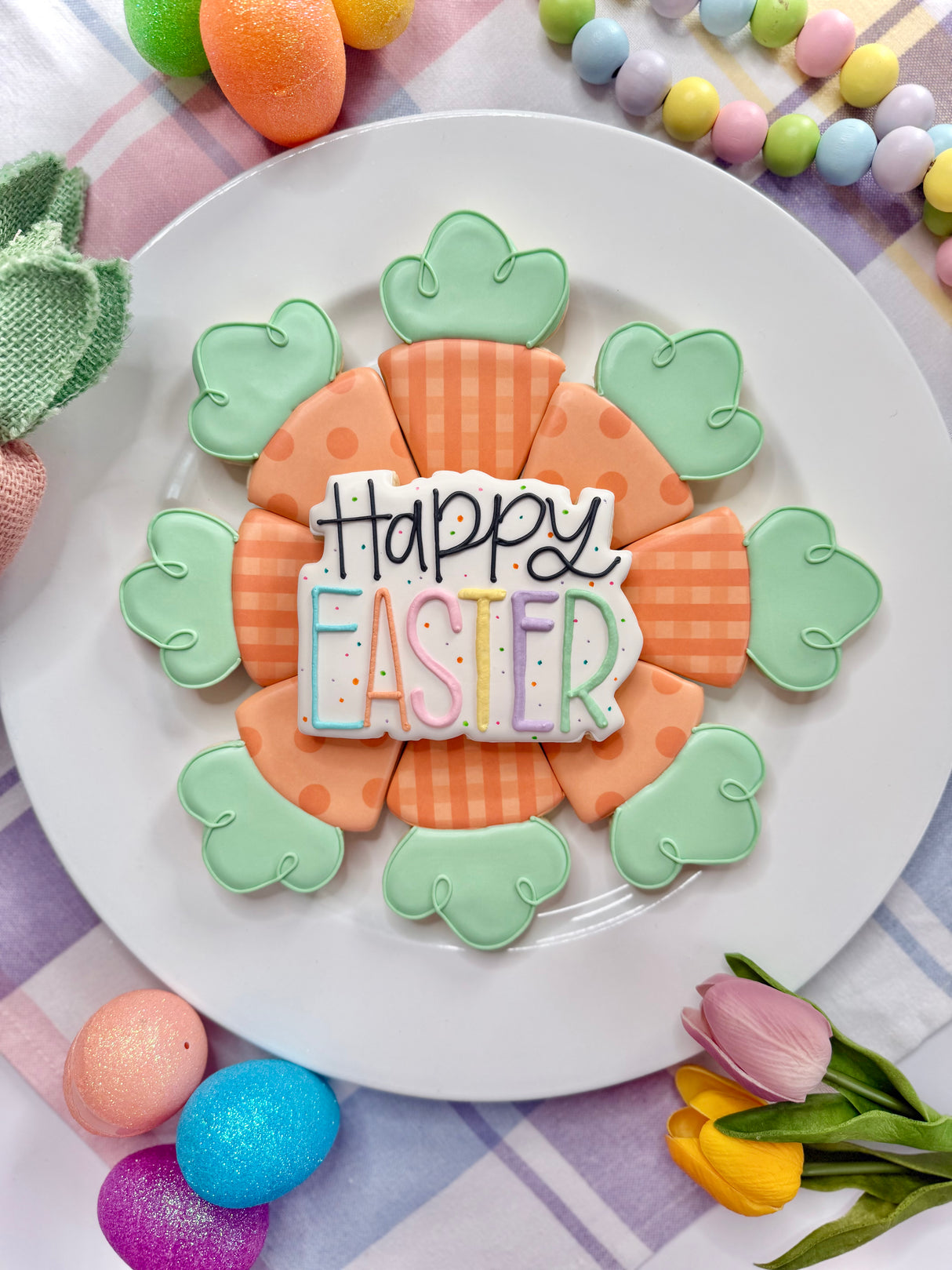 Happy Easter Cookie Platter